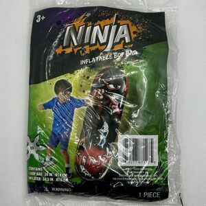Ninja Inflatable Punch Kids Bop Bag 36 Inches Practice Safety Toy Ages 3+ NEW
